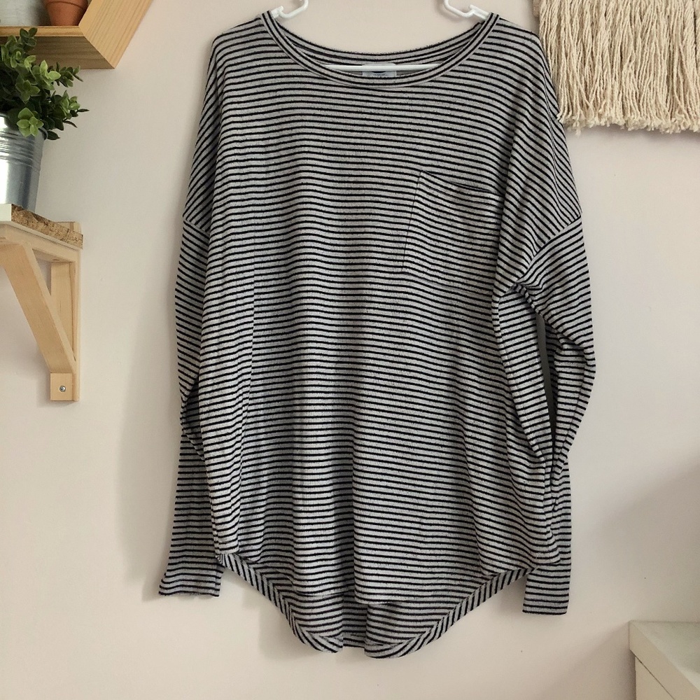 Striped Oversized Long Sleeve